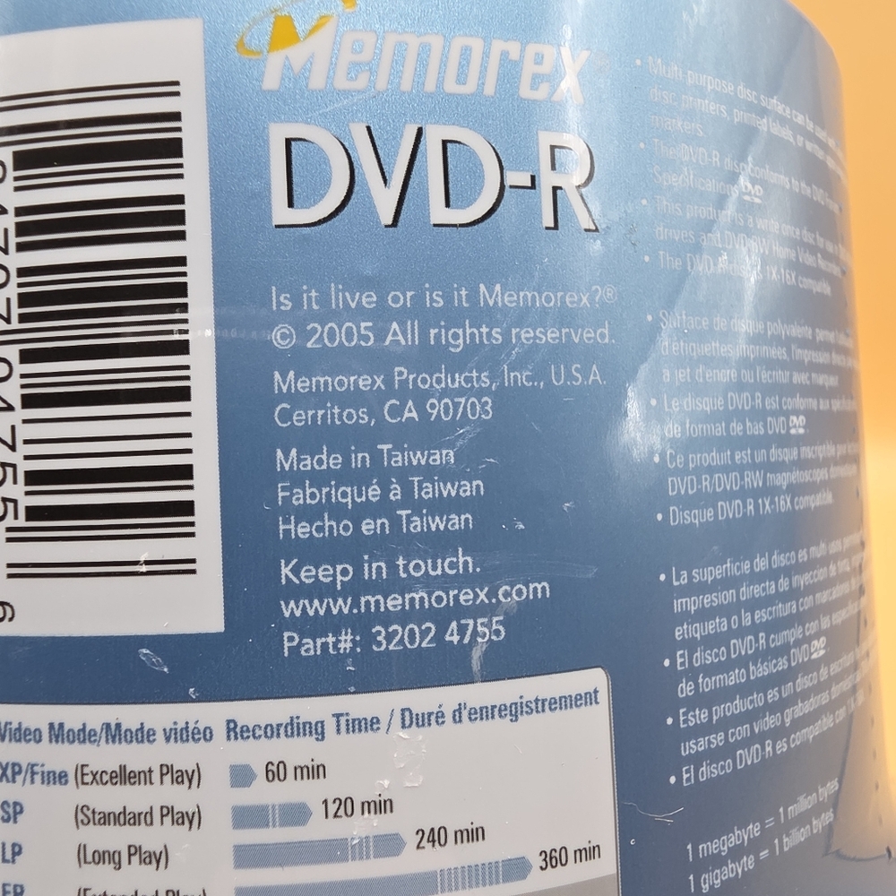 Memorex Printable DVD-R 50-Pack Blank Dvd - Picture 3 of 3